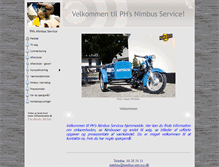 Tablet Screenshot of nimbus-service.dk
